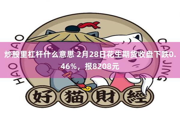 炒股里杠杆什么意思 2月28日花生期货收盘下跌0.46%，报