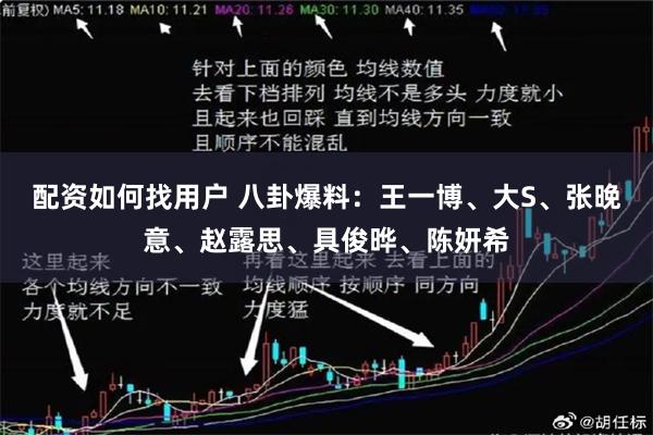 配资如何找用户 八卦爆料：王一博、大S、张晚意、赵露思、具俊